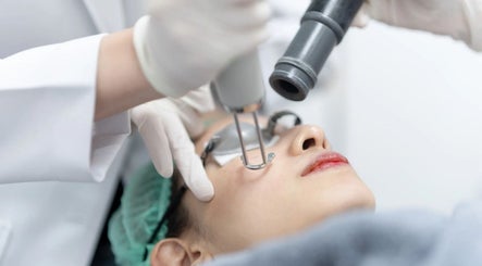 Aesthetic laser treatment at Gstudio Beauty Clinic, Quezon City, Metro Manila, PH for skin rejuvenation.
