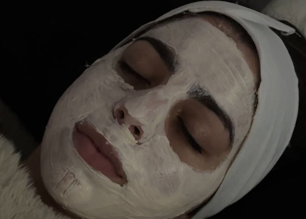 Relaxing face mask treatment at @Luxe Looks By Maria, Allawah, New South Wales, AU. Enjoy ultimate tranquility.