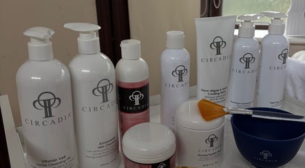 Selection of skincare products at Neta Skin and Beauty Clinic, Buxton, England, GB.