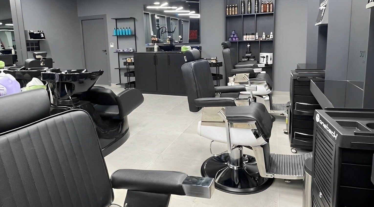 Qurtubah 30 Degrees Barbershop in Riyadh offers modern styling chairs and sleek decor in Riyadh, Riyadh Province, SA.