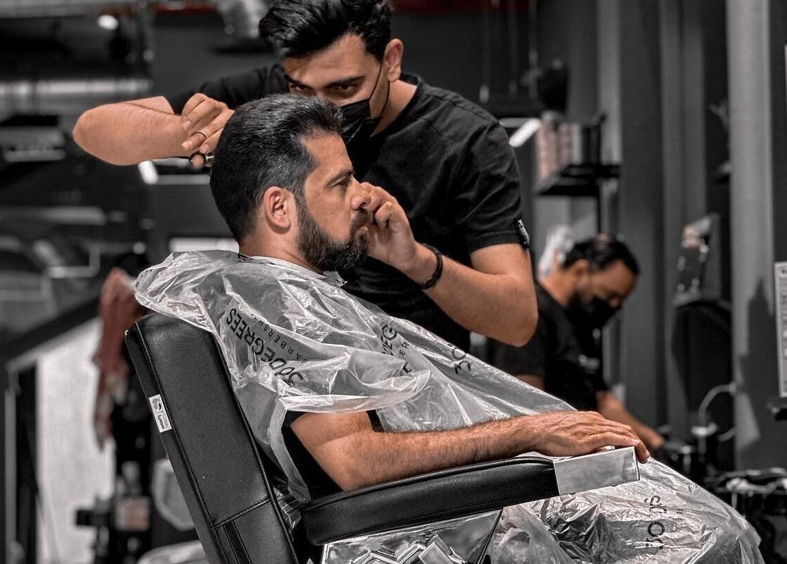 Expert beard styling at Dhahran 30 Degrees Barbershop | AlQusur Branch in Dhahran, Eastern Province, SA.
