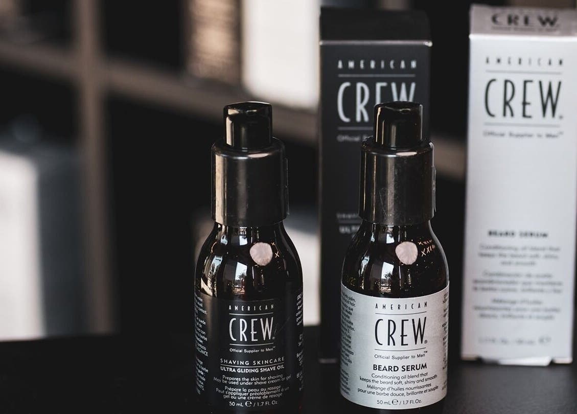 Close-up of American Crew products at Al Aarid | 30 Degrees, Riyadh, Riyadh Province, SA.