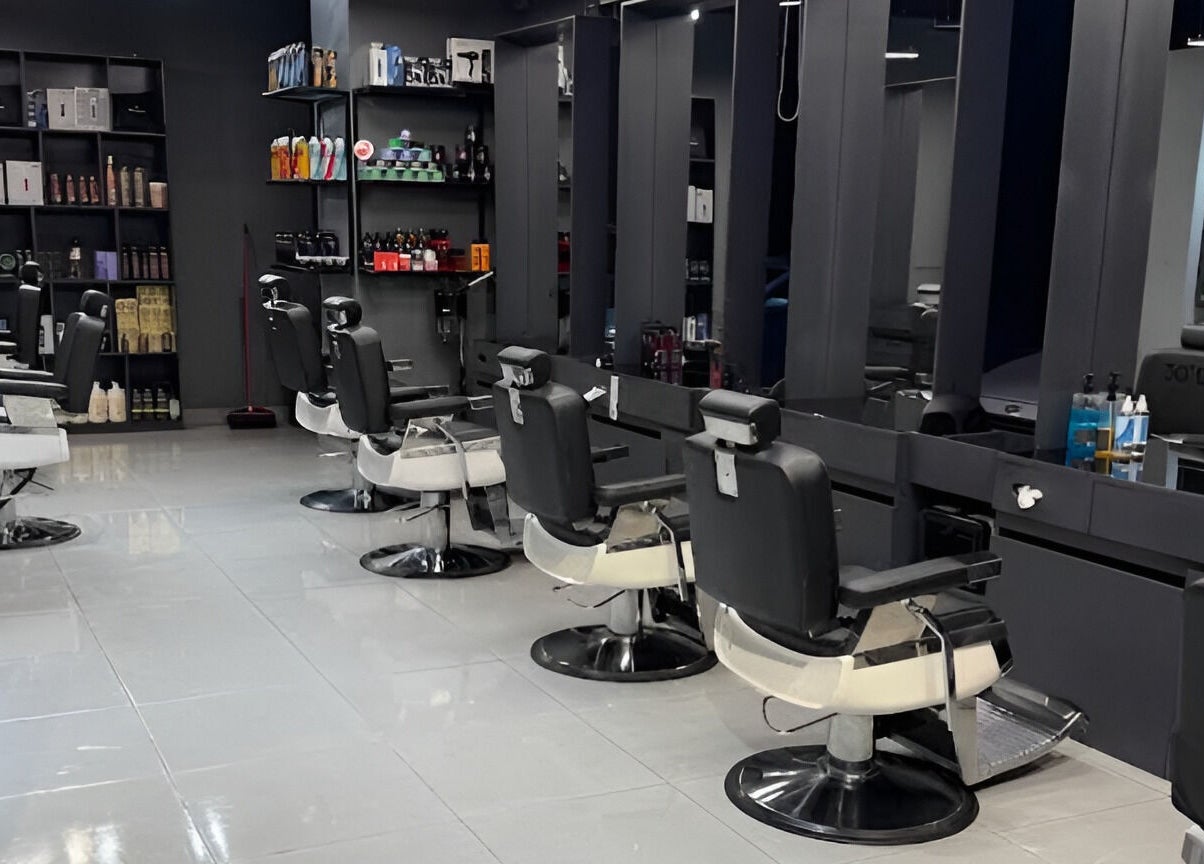 Modern salon interior with chic chairs at Jeddah 30 Degrees Alnaeem, Jeddah, Makkah Province, SA.