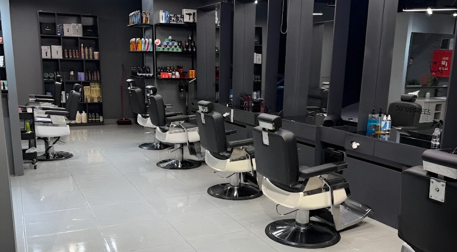 Modern salon interior with chic chairs at Jeddah 30 Degrees Alnaeem, Jeddah, Makkah Province, SA.