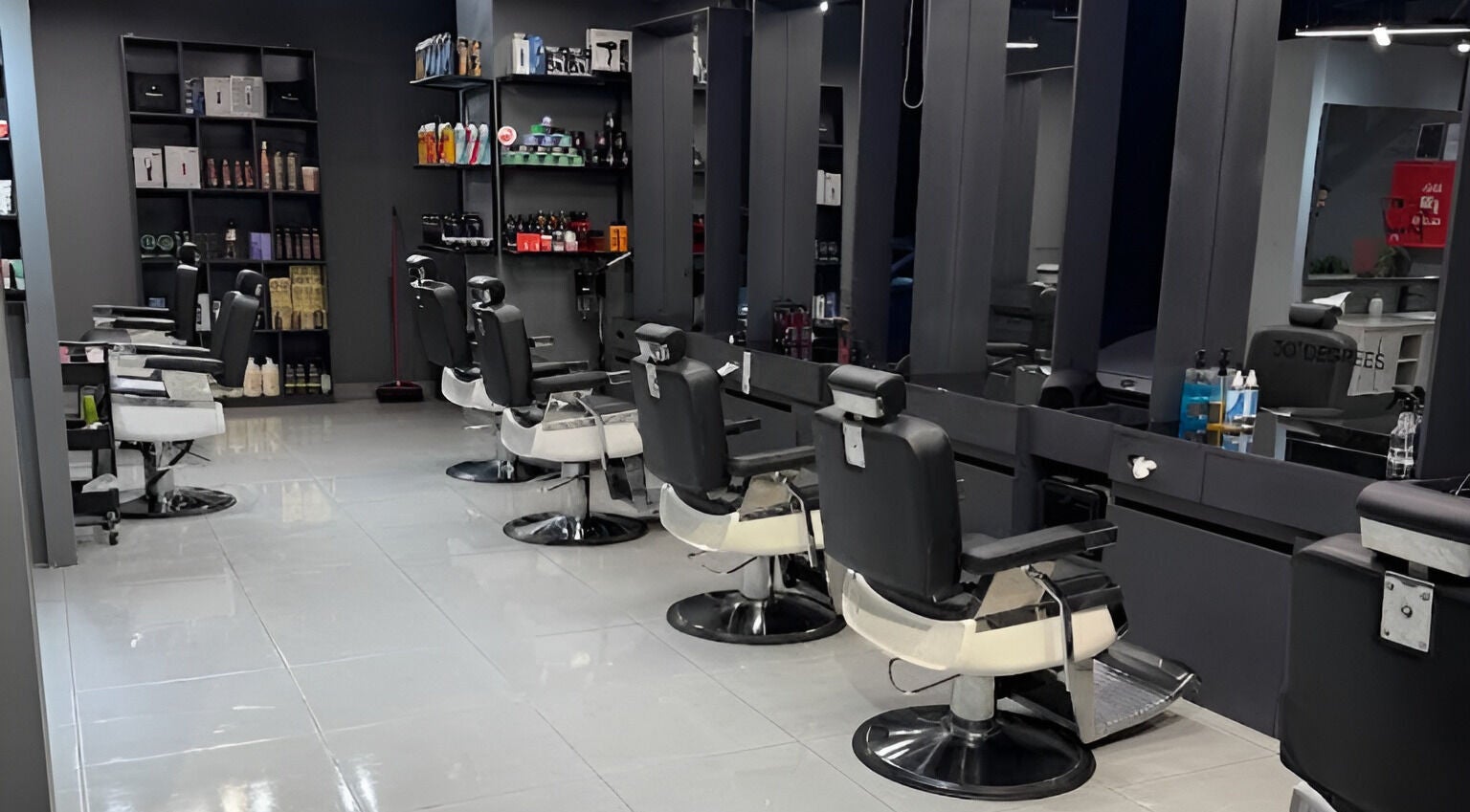 Modern salon interior with chic chairs at Jeddah 30 Degrees Alnaeem, Jeddah, Makkah Province, SA.