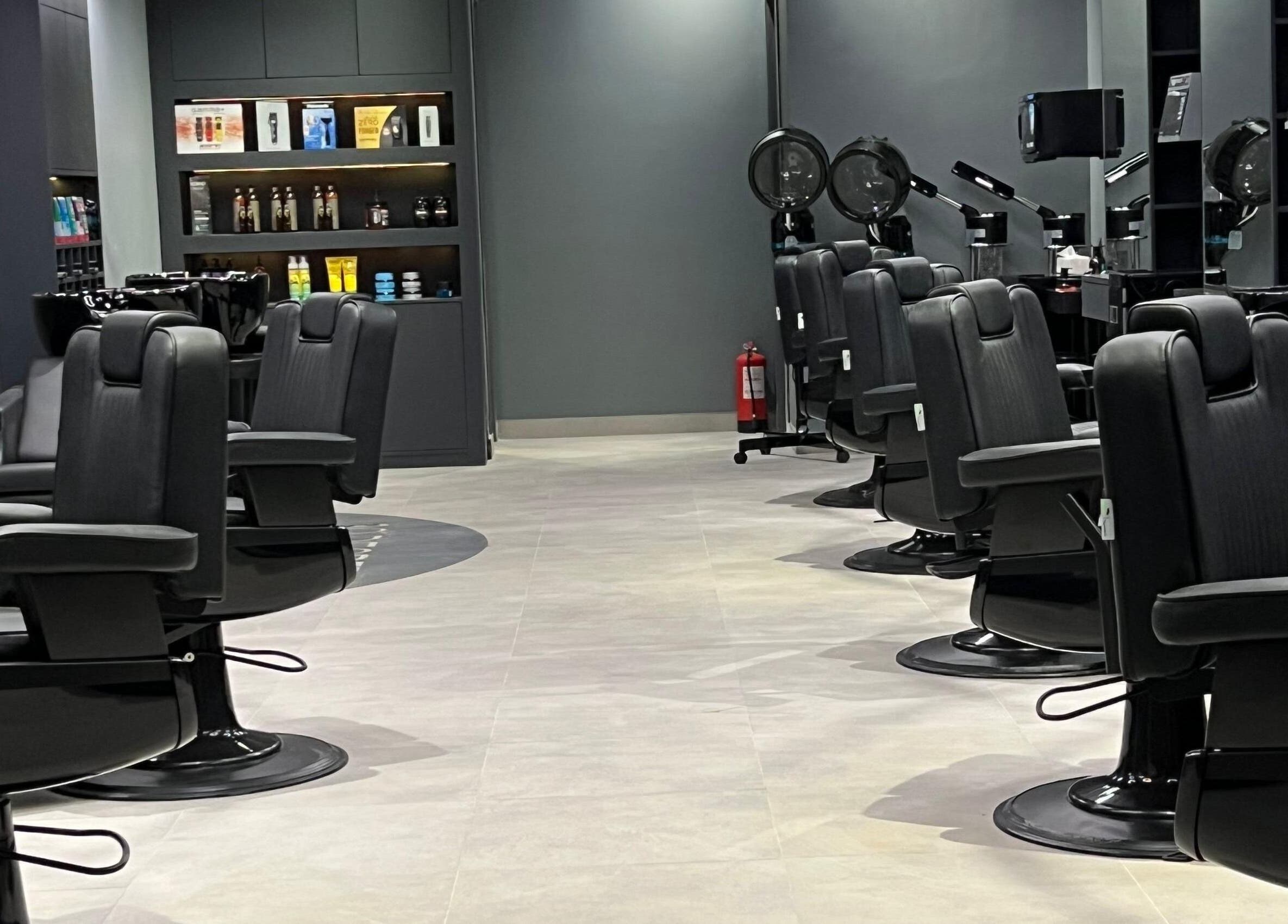Modern salon chairs at 30Degrees Qirawan, Riyadh, Riyadh Province, SA, showcasing sleek design and comfort.
