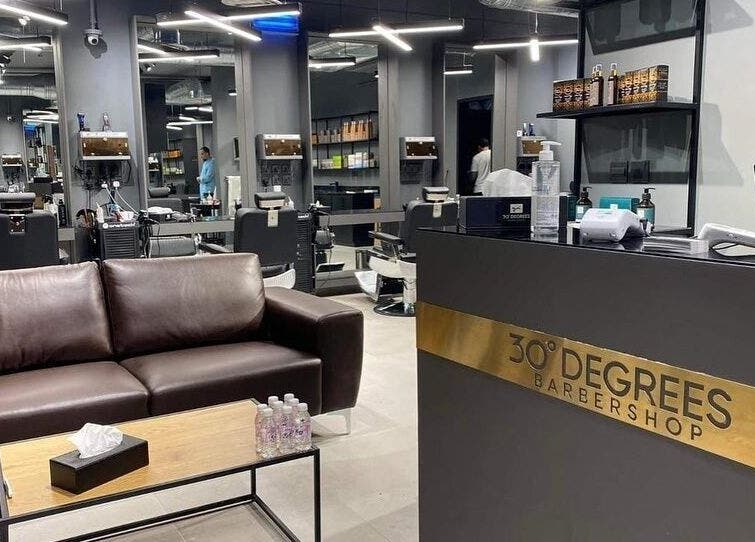 Modern interior of ✂️ خدمه الحلاقة المنزلية – Home Services in Riyadh, Riyadh Province, SA offering sleek barber services.