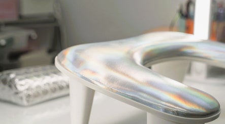 Close-up of a shimmering spa seat at 109 W 38th St, Fl 3, New York, NY 10018, New York, New York, US.