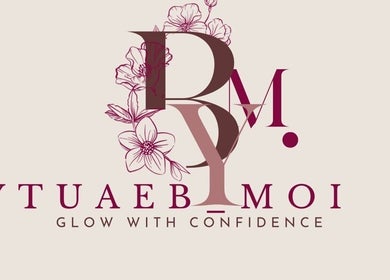 Elegant Ytuaeb_moi logo in Willemstad Curaçao with floral design, enhancing beauty and confidence.