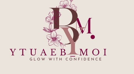 Elegant Ytuaeb_moi logo in Willemstad Curaçao with floral design, enhancing beauty and confidence.