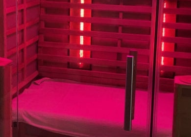Infrared sauna at W Wellness Centre in Bungendore, New South Wales, AU, offering relaxation and wellness benefits.