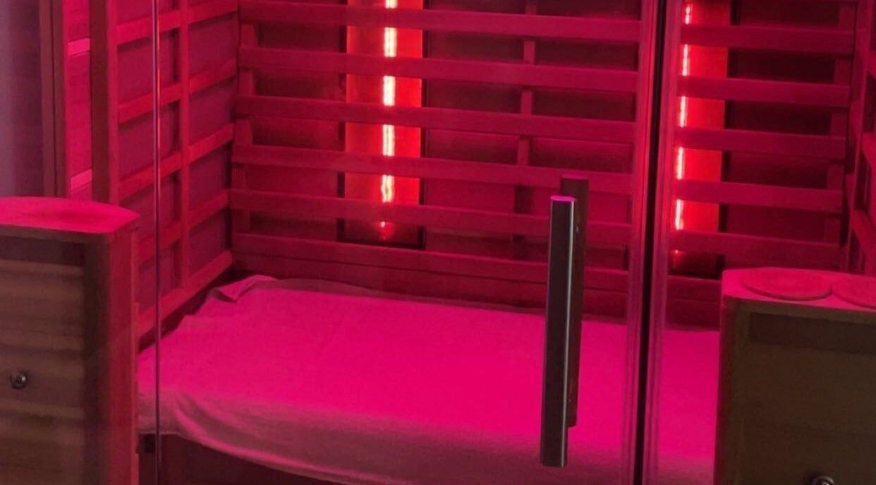 Infrared sauna at W Wellness Centre in Bungendore, New South Wales, AU, offering relaxation and wellness benefits.