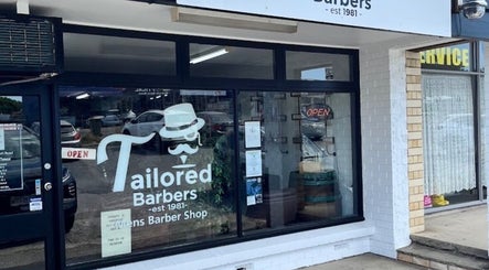 Tailored Barbers exterior, inviting style near Ethereal Beauty Therapy, Christies Beach, South Australia, AU.