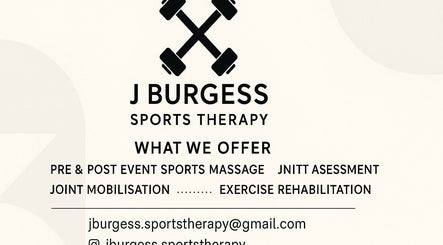J Burgess Sports Therapy изображение 2