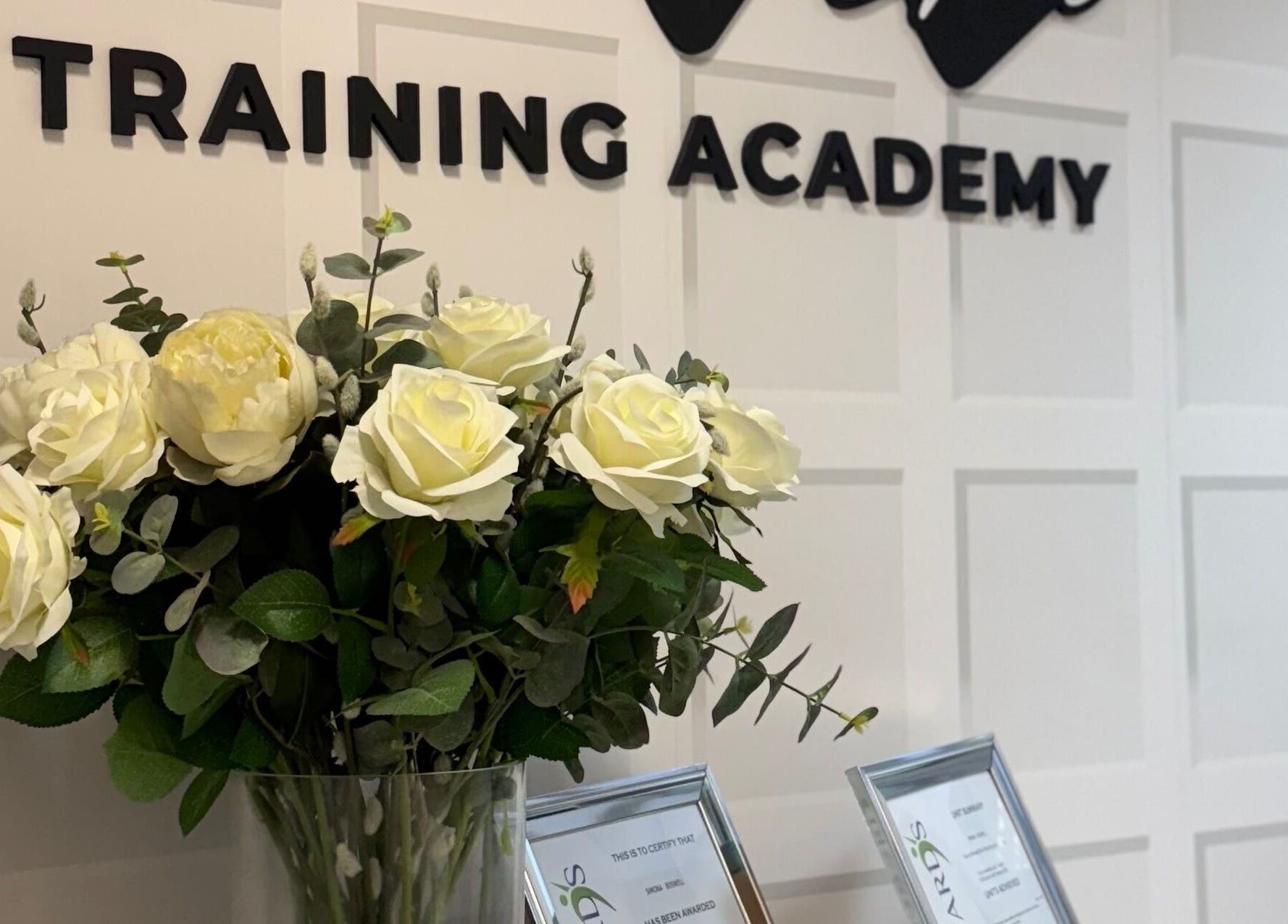 Elegant floral display at More Than Skin By Diane, Hamilton, Scotland, GB, enhancing the venue's welcoming atmosphere.