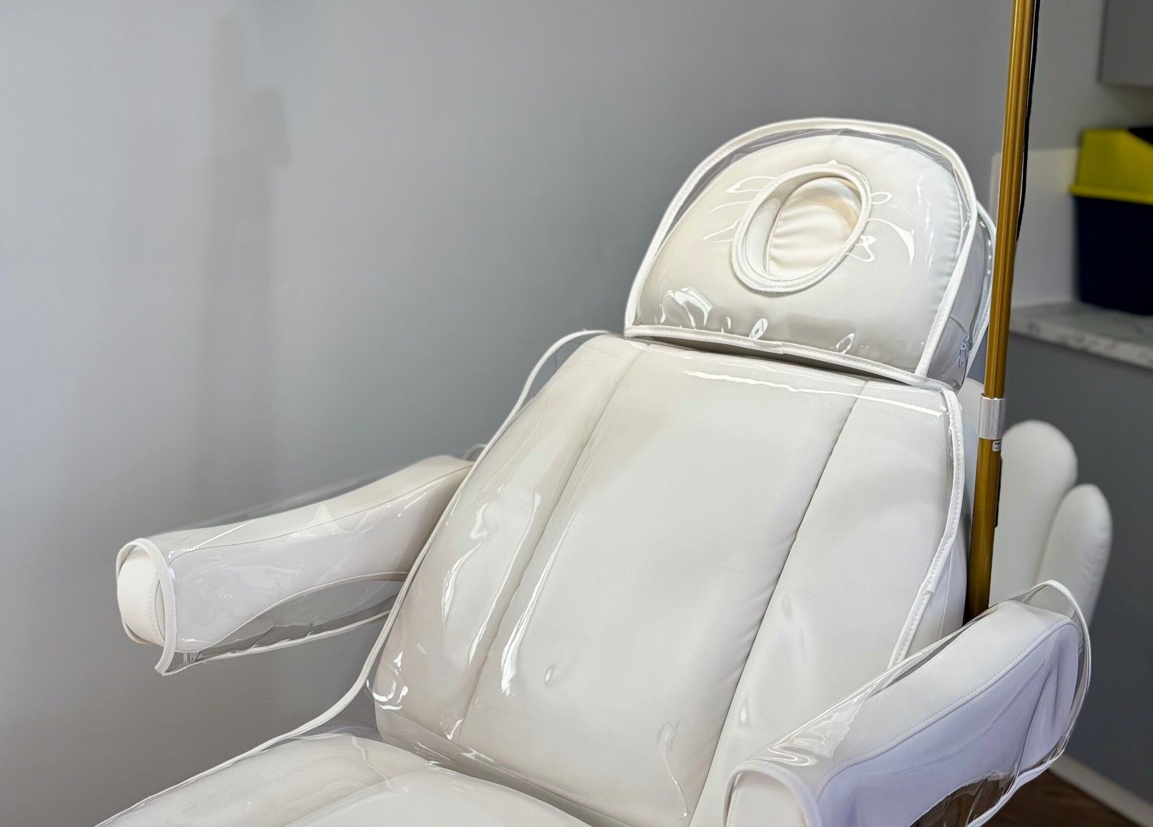 Luxurious spa chair at House Of Hamilton Aesthetics in Hemel Hempstead, England, GB for ultimate relaxation.