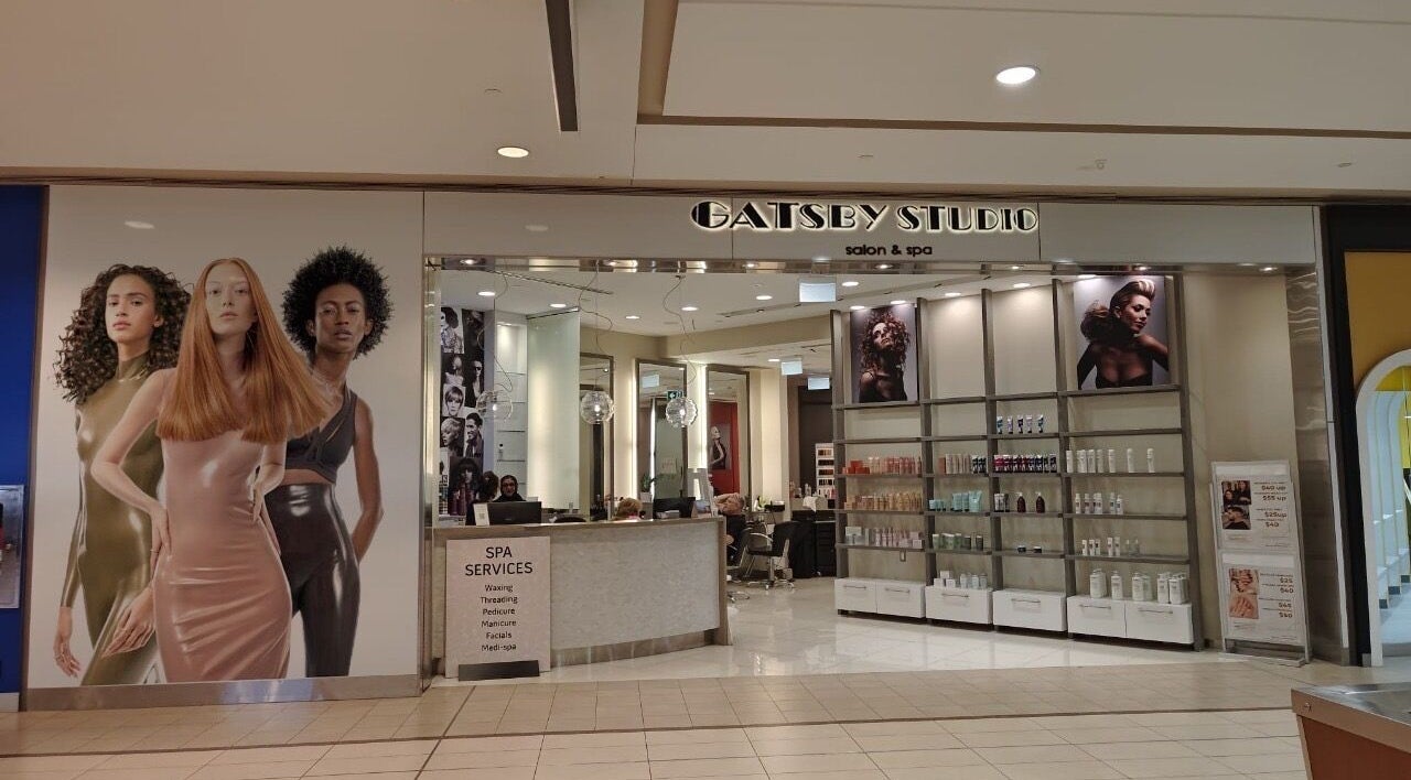 Gatsby Studio Salon and Spa entrance in Toronto, Ontario, CA showcasing elegant salon and spa services.