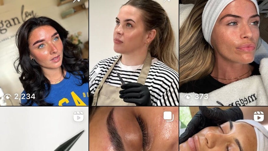 Client with styled eyebrows at Megan Lou - Wellness | Skin | Eyebrows, Leicester, England, GB.