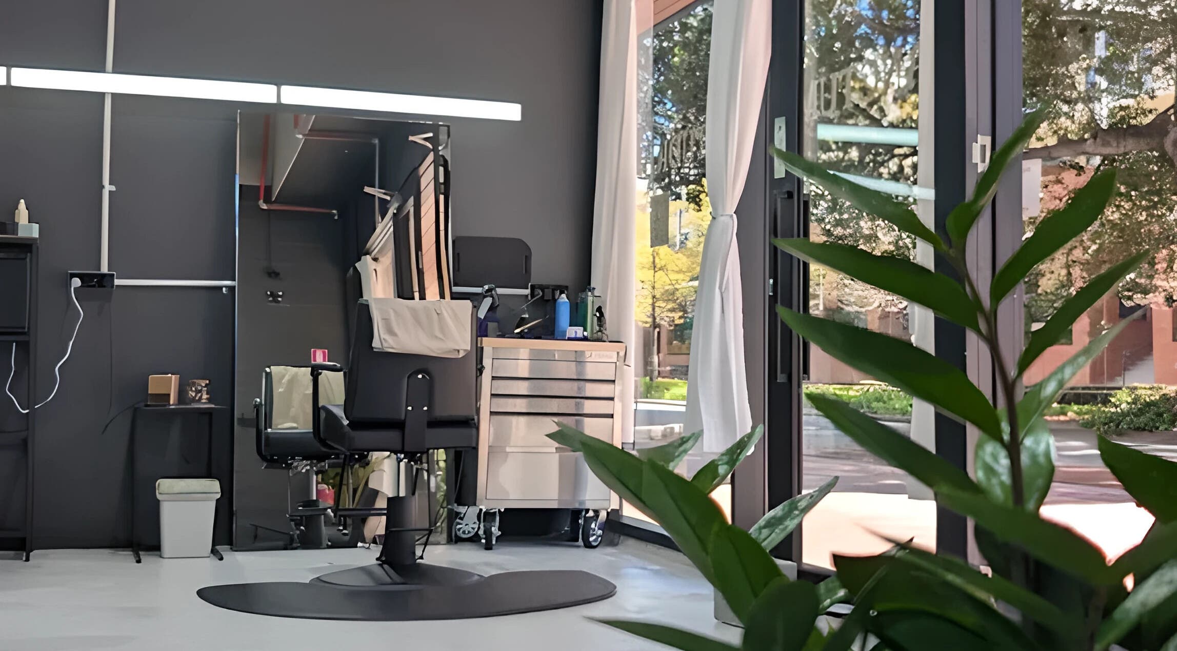 Sleek beauty salon interior at Sanctum Studio Perth, Subiaco, Western Australia, AU with stylish decor.