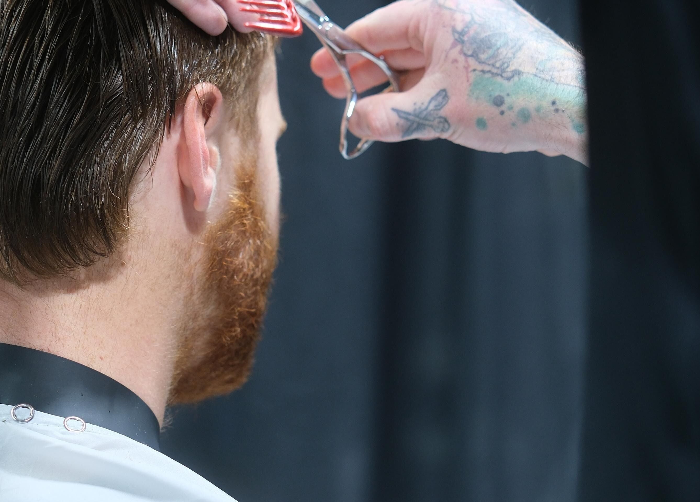 Professional haircut at Sanctum Studio Perth, Subiaco, Western Australia, AU shows precision and style.