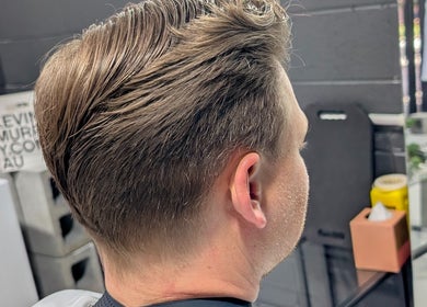 Fresh haircut at Sanctum Studio Perth, located in Subiaco, Western Australia, AU, showcasing sleek styling.