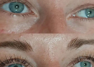 Cambio de cejas y pestañas en Glowy beauty salon, Sagunt, Comunidad Valenciana, ES.