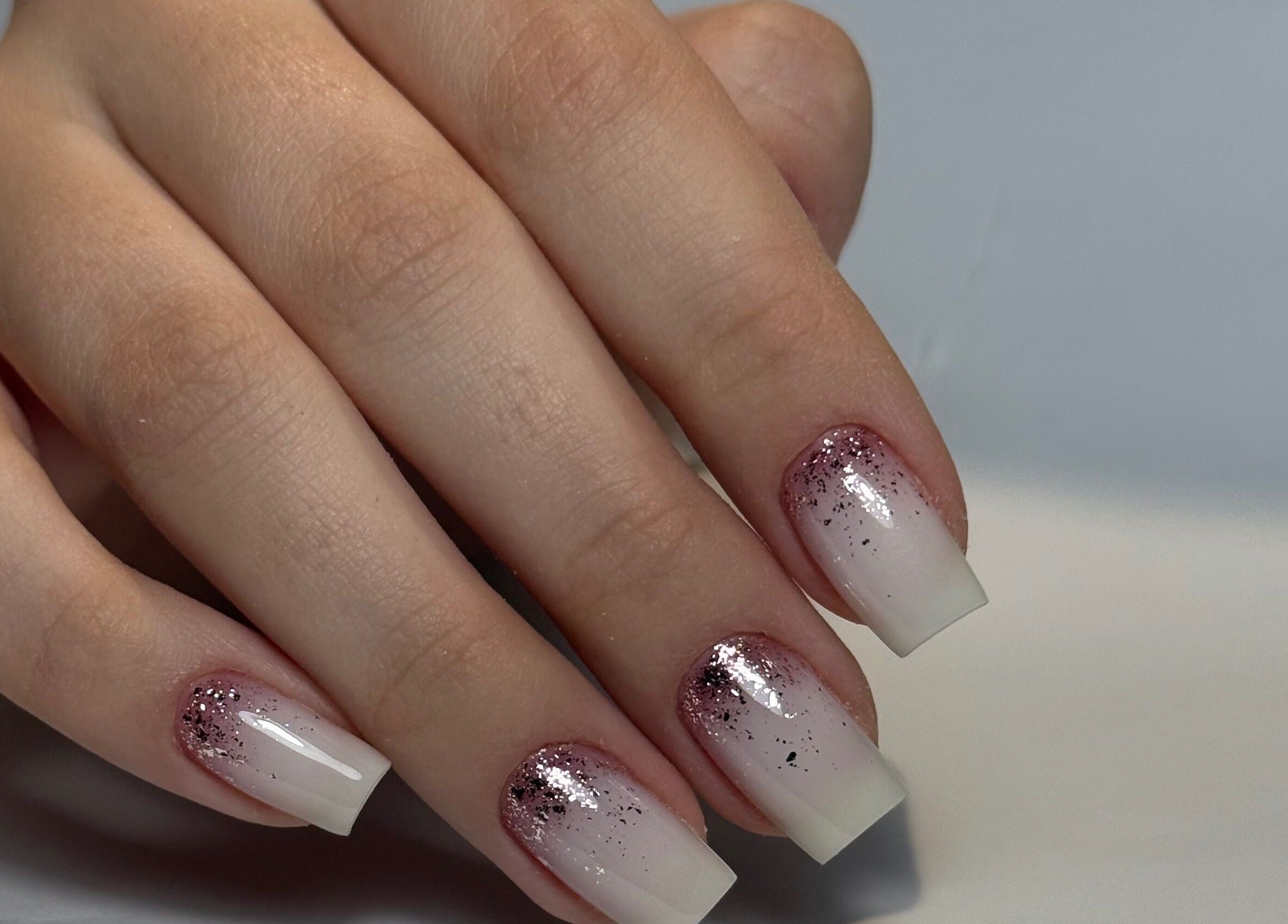 Exquisite glitter nail art by Simple by Eleonora Velinova in Sofia, Sofia City Province, BG.