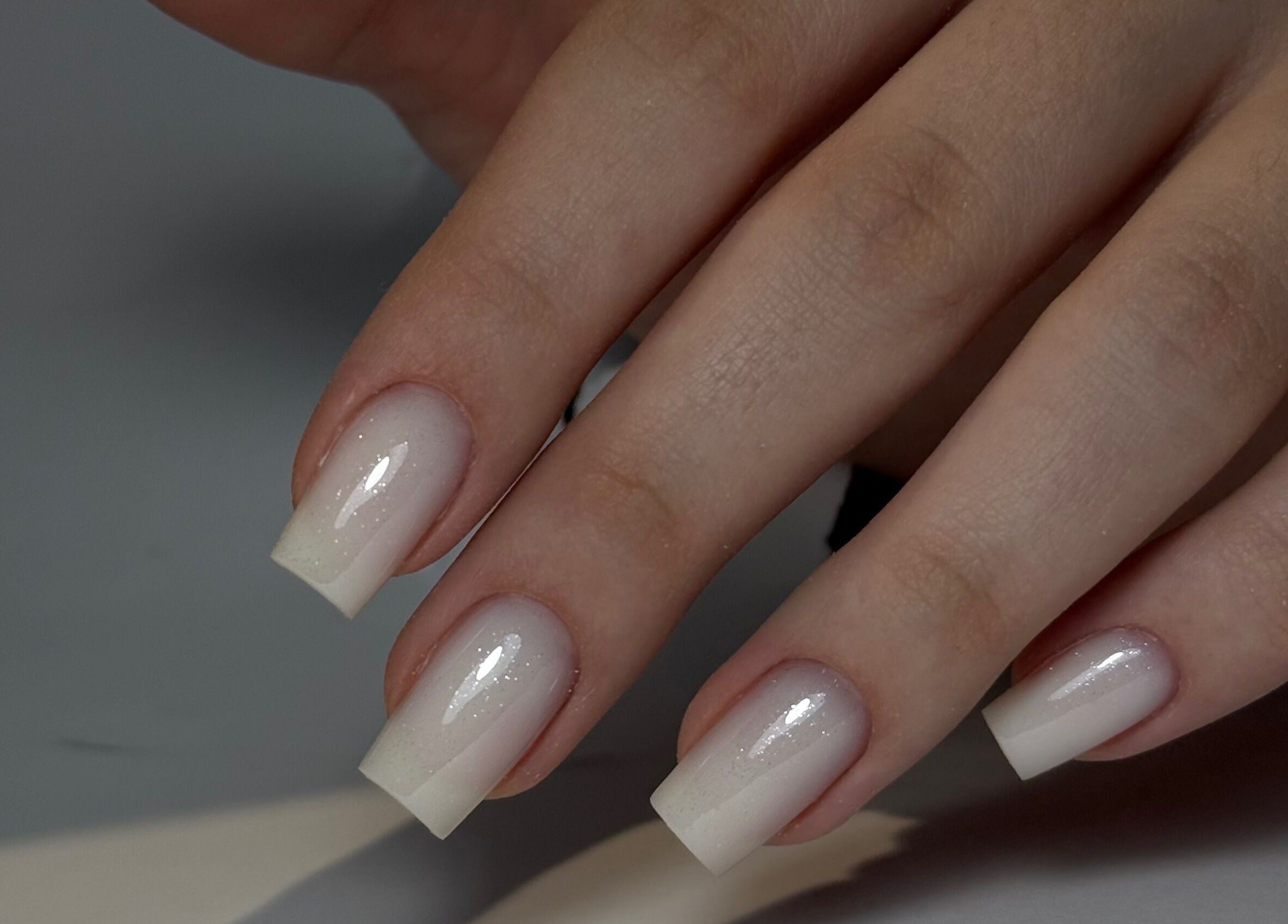 Chic white manicure at Simple by Eleonora Velinova, Sofia, Sofia City Province, BG.