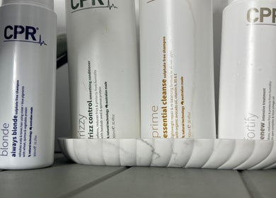 Premium hair care products displayed at Hair Anthem, Flagstone, Queensland, AU.