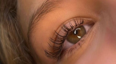 Close-up of beautifully curled lashes at Beautified.Bnee in Beenleigh, Queensland, AU.