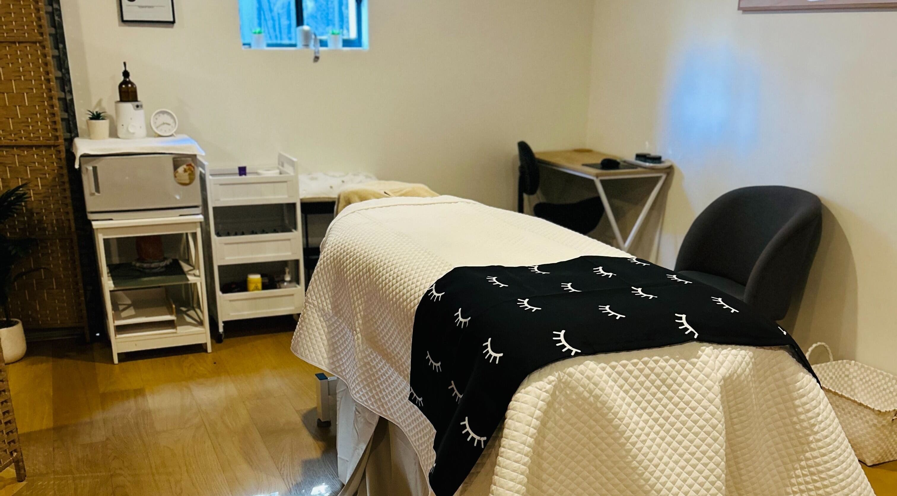 Massage room at Skin Deep Massage Therapy, Crib Point, Victoria, AU with soothing decor and ambient lighting.