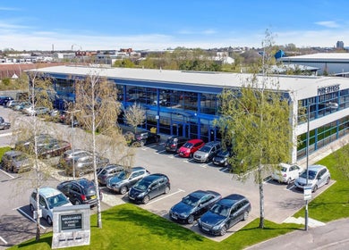 Shades of Beauty location in Midshires Business Park, Aylesbury, England, GB with modern exterior and parking.