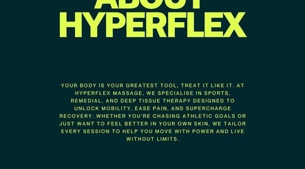 About Hyperflex Hurlstone Park inside Rehab & Strength Lab, highlighting specialized massage and therapy services.