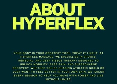 About Hyperflex Sports & Remedial Massage at Rehab & Strength Lab, Hurlstone Park, New South Wales, AU.