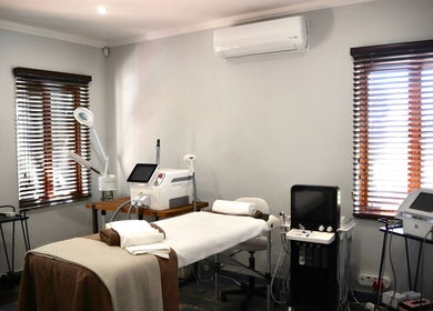 Modern treatment room at Bohemian Wellness & Spa, Pretoria, Gauteng, ZA, showcasing advanced spa equipment.