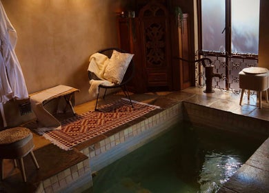 Relaxing spa room with robes at Bohemian Wellness & Spa, Pretoria, Gauteng, ZA. Perfect for tranquility and peace.