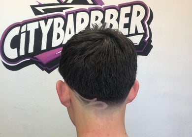 Corte de cabello moderno en CityBarbber, Villa Elvira, Provincia De Buenos Aires, AR.