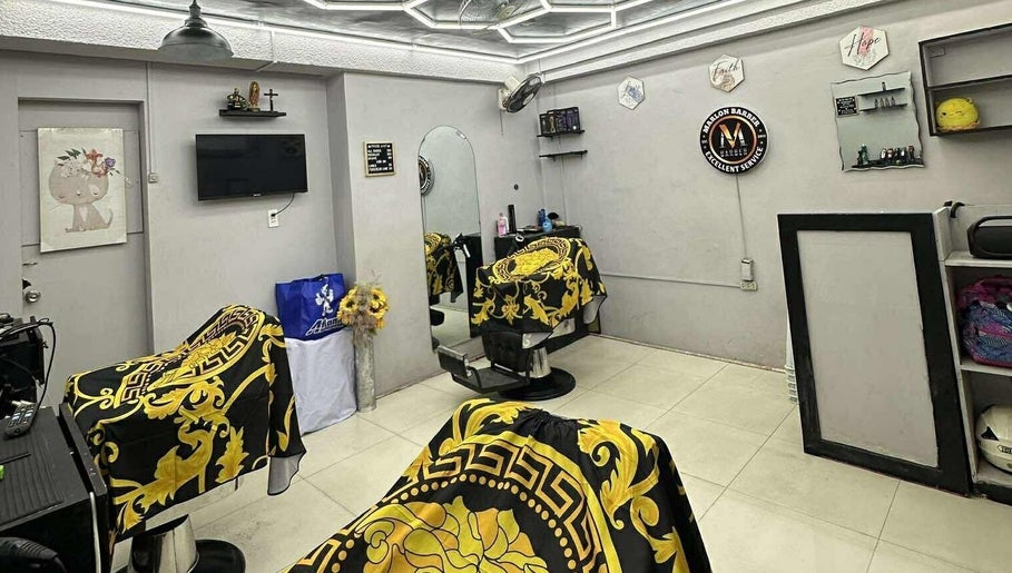 Modern interior of Marlon Barber Sambag 1 Branch, Cebu City, Central Visayas, PH, showcasing elegant decor.