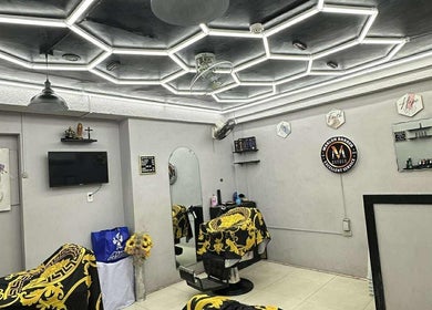 Elegant interior of Marlon Barber Sambag 1 Branch in Cebu City, Central Visayas, PH with modern decor.