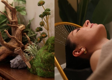 Rejuvenating scene at Gili Head Spa New York, New York, US featuring a relaxing head spa treatment.