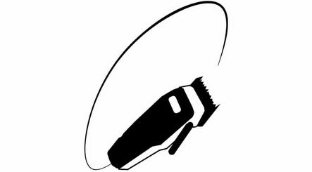 Barber clippers symbol at Le St-Graal BarberShop, Québec, Québec, CA.