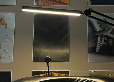 Stylish wall art and lighting at Studiogelx in Cape Town, Western Cape, ZA creating a sophisticated vibe.