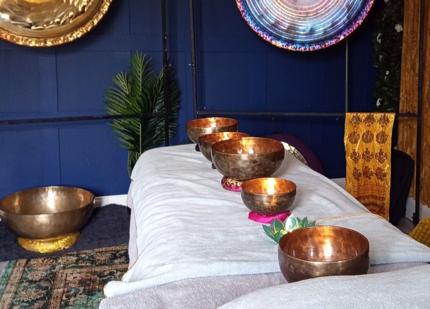Sound therapy bowls at Dublin Healing in Dublin, County Dublin, IE offer a tranquil wellness experience.