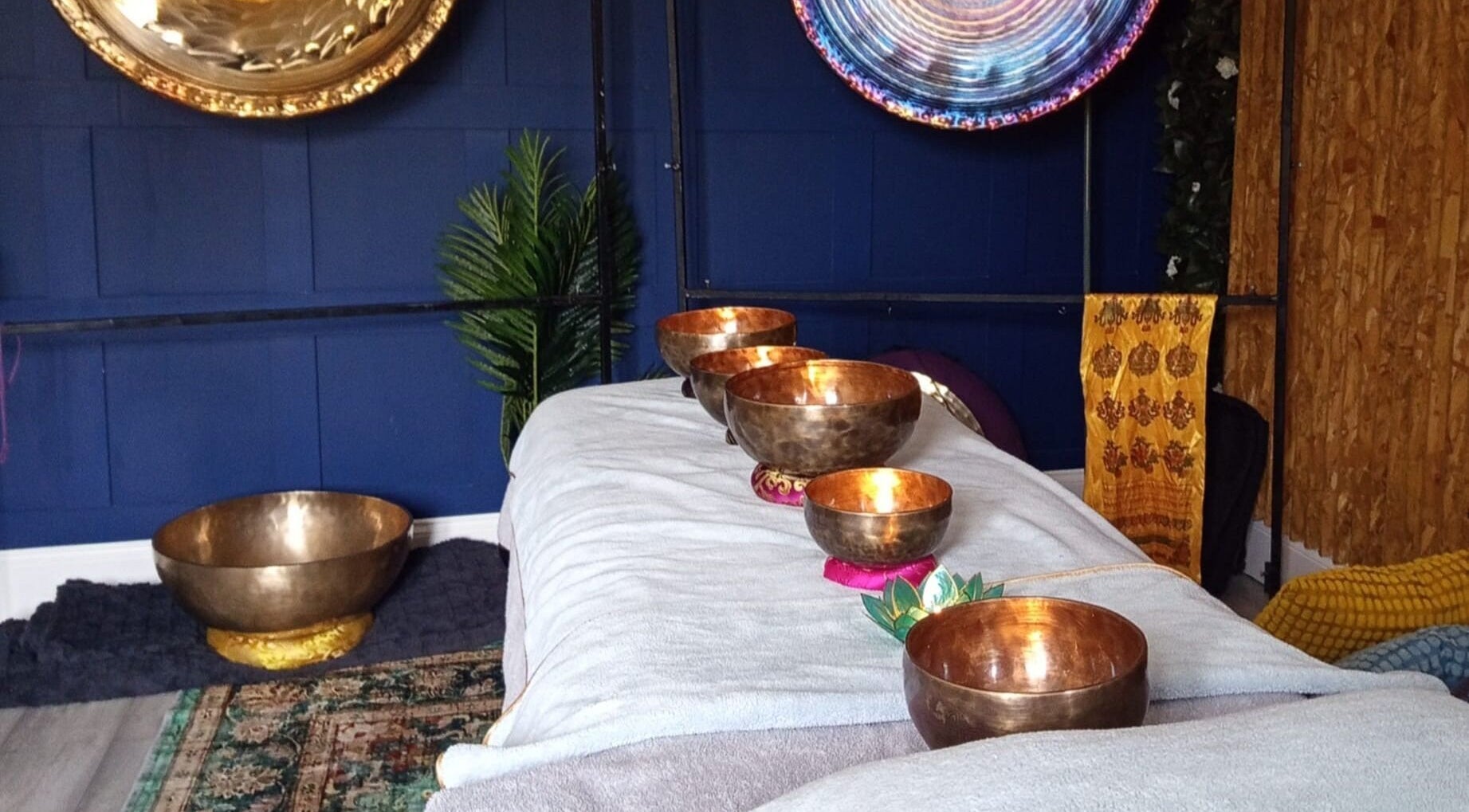 Sound therapy bowls at Dublin Healing in Dublin, County Dublin, IE offer a tranquil wellness experience.