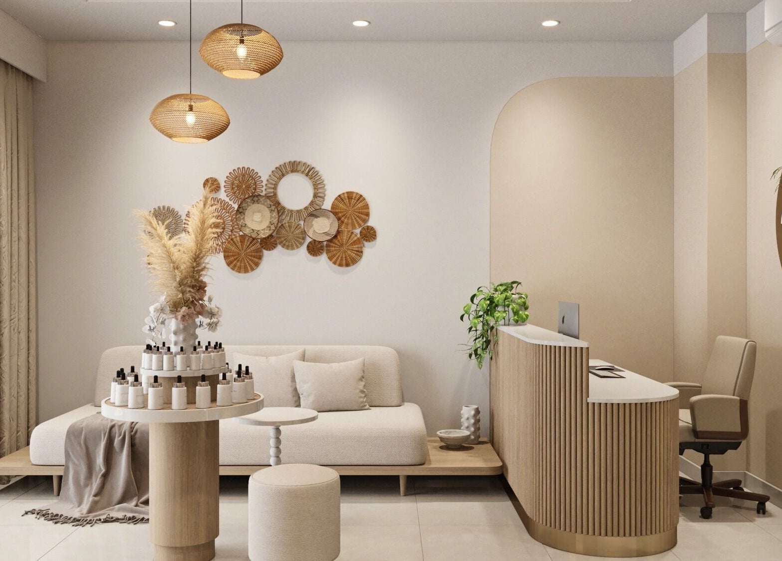 Không gian thư giãn tại Beautymaster Spa, Hà Nội, Hà Nội, VN với thiết kế nội thất sang trọng và hiện đại.