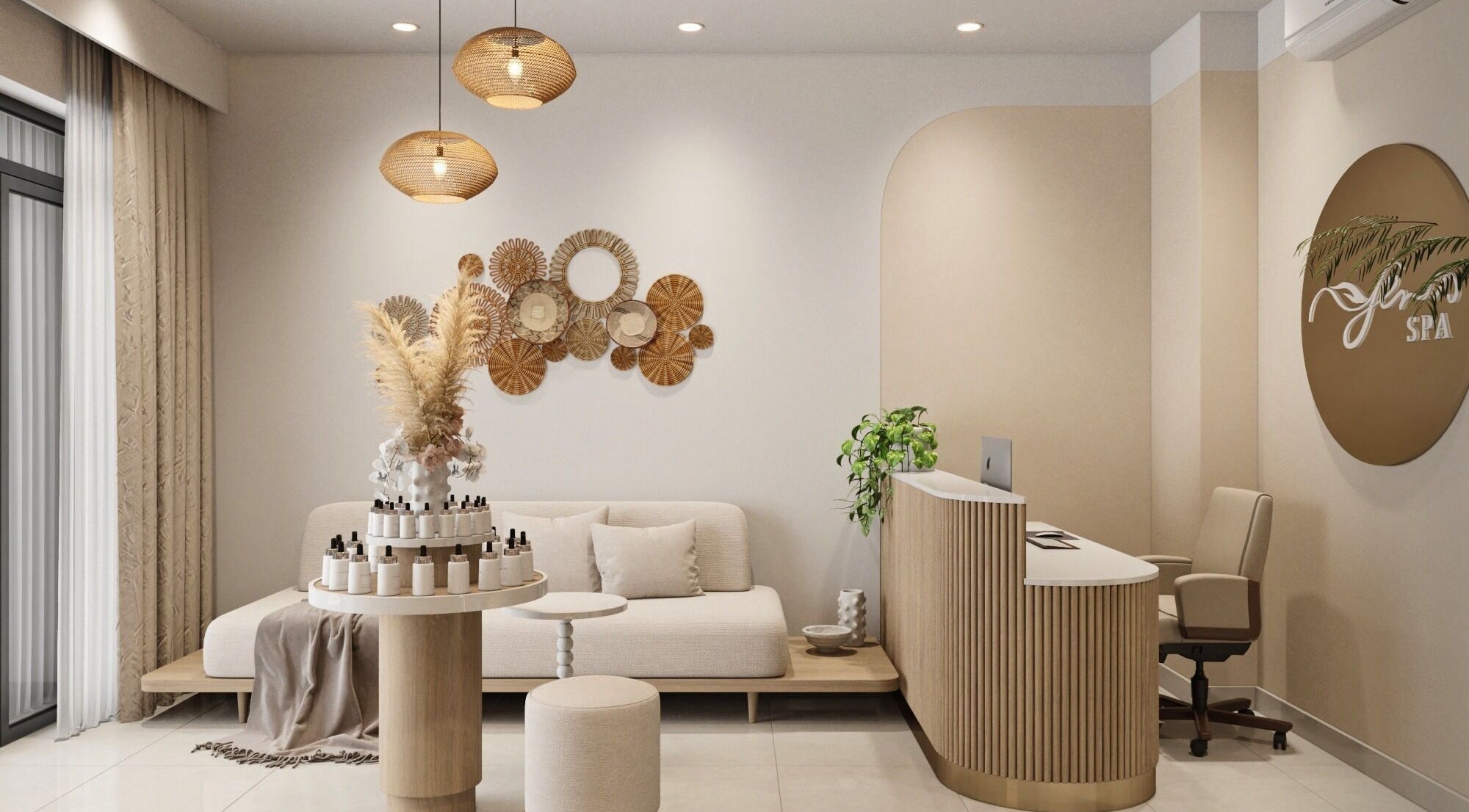 Không gian thư giãn tại Beautymaster Spa, Hà Nội, Hà Nội, VN với thiết kế nội thất sang trọng và hiện đại.