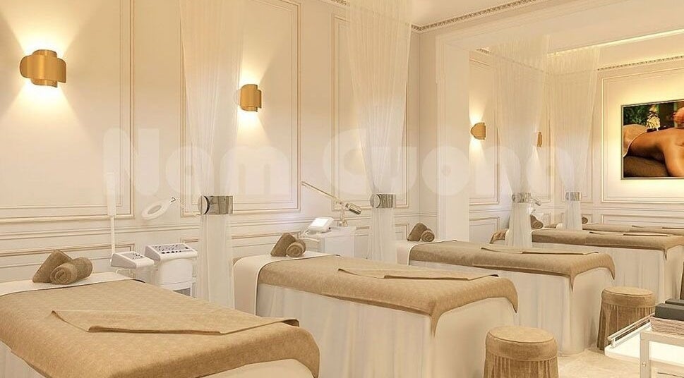Không gian trị liệu tại Beautymaster Spa, Hà Nội, Hà Nội, VN với ánh sáng ấm và giường massage sang trọng.