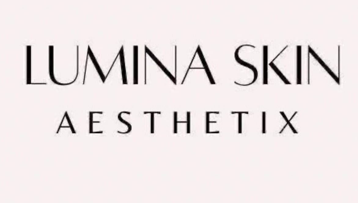 Lumina Skin Aesthetix logo on a soft background, Phoenix, Arizona, US.