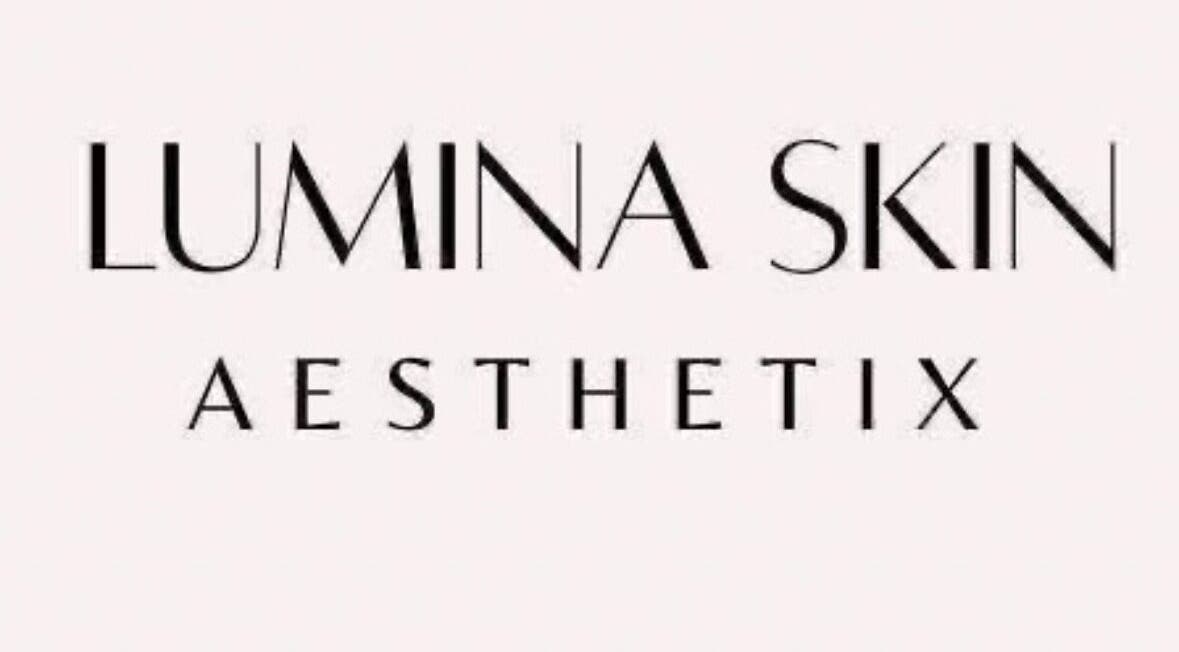 Lumina Skin Aesthetix logo on a soft background, Phoenix, Arizona, US.