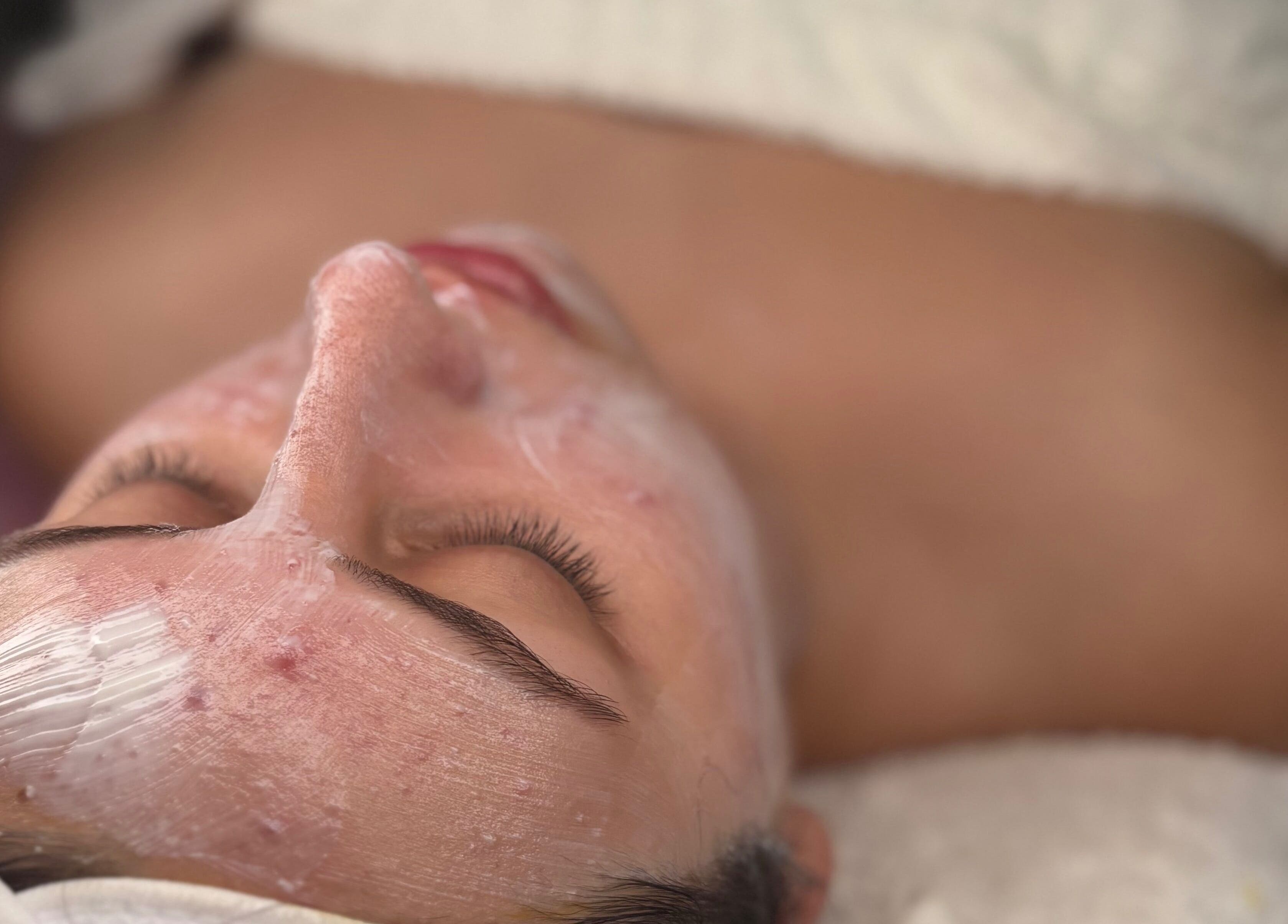 Facial treatment at Lumina Skin Aesthetix in Phoenix, Arizona, US showcasing rejuvenated skin.